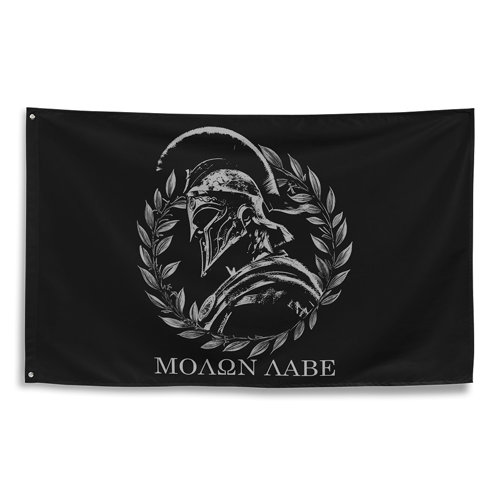 MOLON LABE SPARTAN Achilles Tactical Clothing Brand Printed Flag